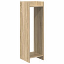 vidaXL Növényállvány 2 pcs Sonoma tölgy 30 x 30 x 100 cm Mérnöki fa
