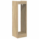 vidaXL Növényállvány 2 db Sonoma Tölgy 30 x 30 x 100 cm Szerelt Fa