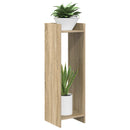 vidaXL Növényállvány 2 db Sonoma Tölgy 30 x 30 x 100 cm Szerelt Fa