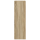 vidaXL Növényállvány 2 db Sonoma Tölgy 30 x 30 x 100 cm Szerelt Fa