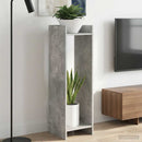 vidaXL Növényállvány 2 pcs Beton Szürke 30 x 30 x 100 cm Mérnöki fa