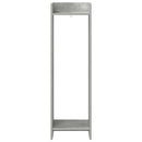 vidaXL Növényállvány 2 pcs Beton Szürke 30 x 30 x 100 cm Mérnöki fa