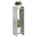 vidaXL Növényállvány 2 pcs Beton Szürke 30 x 30 x 100 cm Mérnöki fa