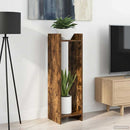 vidaXL Növényállvány Füstölt Tölgy 30 x 30 x 100 cm Mérnöki fa