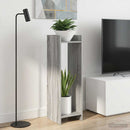 vidaXL Növényállvány 2 pcs Szürke Sonoma 30 x 30 x 100 cm Mérnöki fa