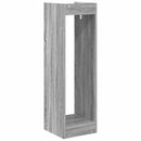 vidaXL Növényállvány 2 pcs Szürke Sonoma 30 x 30 x 100 cm Mérnöki fa