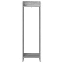 vidaXL Növényállvány 2 pcs Szürke Sonoma 30 x 30 x 100 cm Mérnöki fa