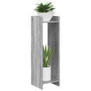 vidaXL Növényállvány 2 pcs Szürke Sonoma 30 x 30 x 100 cm Mérnöki fa