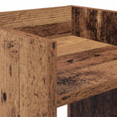 vidaXL Növényállvány 2 db Antik Fa 30 x 30 x 100 cm Szerelt Fa