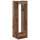 vidaXL Növényállvány 2 db Antik Fa 30 x 30 x 100 cm Szerelt Fa