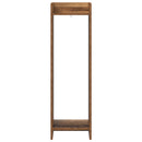 vidaXL Növényállvány 2 db Antik Fa 30 x 30 x 100 cm Szerelt Fa