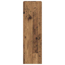 vidaXL Növényállvány 2 db Antik Fa 30 x 30 x 100 cm Szerelt Fa