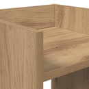 vidaXL Növényállvány 2 pcs Kézműves Tölgy 30 x 30 x 100 cm Mérnöki fa