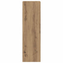 vidaXL Növényállvány 2 db Kézműves Tölgy 30 x 30 x 100 cm Mérnöki fa