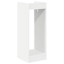 vidaXL Növényállvány polcokkal Fehér 30 x 30 x 80 cm Mérnöki fa