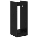 vidaXL Növényállvány Fekete Tölgy 30 x 30 x 80 cm Szerelt Fa
