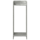 vidaXL Növényállvány 2 pcs Beton Szürke 30 x 30 x 80 cm Mérnöki fa
