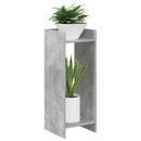 vidaXL Növényállvány 2 pcs Beton Szürke 30 x 30 x 80 cm Mérnöki fa