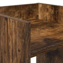 vidaXL Növényállvány Füstölt Tölgy 30 x 30 x 80 cm Mérnöki fa