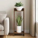 vidaXL Növényállvány Füstölt Tölgy 30 x 30 x 80 cm Mérnöki fa