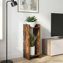 vidaXL Növényállvány 2 db Füstölt Tölgy 30 x 30 x 80 cm Mérnöki fa
