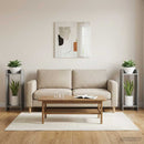 vidaXL Növényállvány 2 pcs Szürke Sonoma 30 x 30 x 80 cm Mérnöki fa
