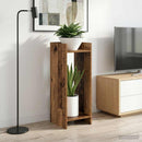 vidaXL Növényállvány 2 db Antik Fa 30 x 30 x 80 cm Szerelt Fa