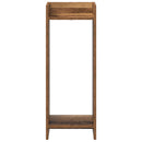 vidaXL Növényállvány 2 db Antik Fa 30 x 30 x 80 cm Szerelt Fa