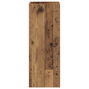 vidaXL Növényállvány 2 db Antik Fa 30 x 30 x 80 cm Szerelt Fa
