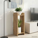 vidaXL Növényállvány 2 db Kézműves Tölgy 30 x 30 x 80 cm Mérnöki fa