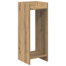 vidaXL Növényállvány 2 db Kézműves Tölgy 30 x 30 x 80 cm Mérnöki fa