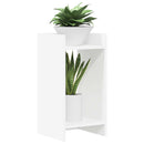 vidaXL Növényállvány polcokkal Fehér 30 x 30 x 60 cm Mérnöki fa