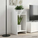 vidaXL Növényállvány polcokkal 2 pcs Fehér 30 x 30 x 60 cm Mérnöki fa