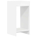 vidaXL Növényállvány 2 db Fehér 30 x 30 x 60 cm Szerelt Fa