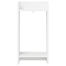 vidaXL Növényállvány polcokkal 2 pcs Fehér 30 x 30 x 60 cm Mérnöki fa