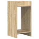 vidaXL Növényállvány polcokkal Sonoma tölgy 30 x 30 x 60 cm Mérnöki fa
