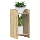 vidaXL Növényállvány polcokkal Sonoma tölgy 30 x 30 x 60 cm Mérnöki fa