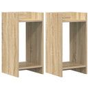 vidaXL Növényállvány 2 pcs Sonoma tölgy 30 x 30 x 60 cm Mérnöki fa