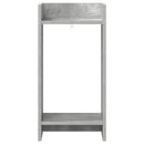 vidaXL Növényállvány Betonszürke 30 x 30 x 60 cm Szerelt Fa