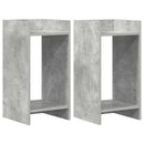 vidaXL Növényállvány 2 pcs Beton Szürke 30 x 30 x 60 cm Mérnöki fa