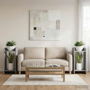 vidaXL Növényállvány 2 pcs Szürke Sonoma 30 x 30 x 60 cm Mérnöki fa