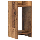 vidaXL Növényállvány 2 db Antik Fa 30 x 30 x 60 cm Szerelt Fa