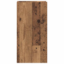 vidaXL Növényállvány 2 db Antik Fa 30 x 30 x 60 cm Szerelt Fa