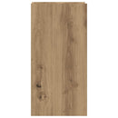 vidaXL Növényállvány 2 pcs Kézműves Tölgy 30 x 30 x 60 cm Mérnöki fa
