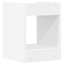 vidaXL Növényállvány polcokkal 2 pcs Fehér 30 x 30 x 40 cm Mérnöki fa