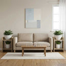 vidaXL Növényállvány 2 pcs Sonoma tölgy 30 x 30 x 40 cm Mérnöki fa