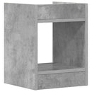 vidaXL Növényállvány Betonszürke 30 x 30 x 40 cm Szerelt Fa