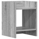 vidaXL Növényállvány 2 pcs Szürke Sonoma 30 x 30 x 40 cm Mérnöki fa