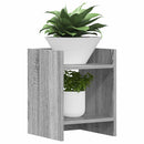 vidaXL Növényállvány 2 pcs Szürke Sonoma 30 x 30 x 40 cm Mérnöki fa