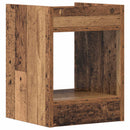 vidaXL Növényállvány Antik Fa 30 x 30 x 40 cm Szerelt Fa